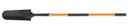 Spade Drain/Head Black Long Fibreglass Handle Hantop