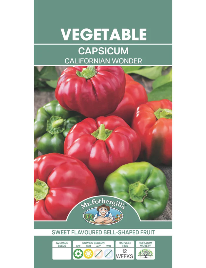 Seed Capsicum Californian Wonder 0.25g MFG2250
