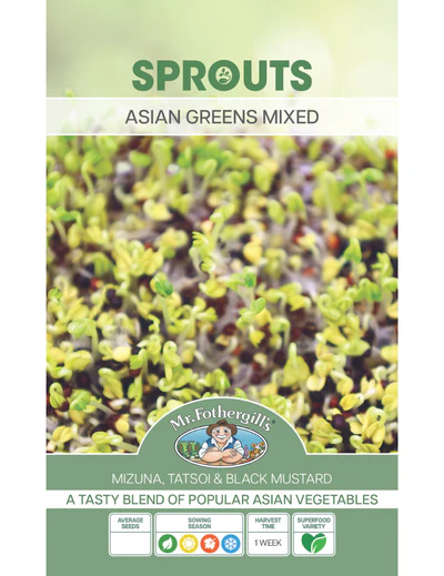 Seed Greens Asian Mix Sprts Alive 30g MFG3010