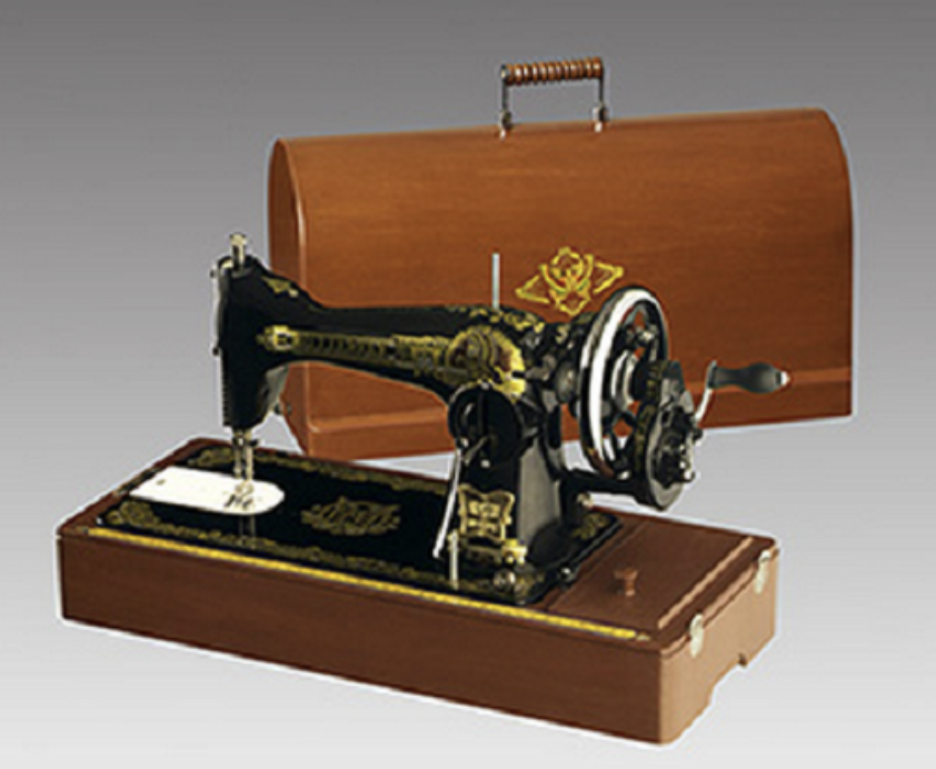 Sewing Machine Butterfly Wooden Case