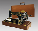 Sewing Machine Butterfly Wooden Case