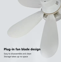 Fan Colour White W/Lighting Remote Control FS-HX-R420 