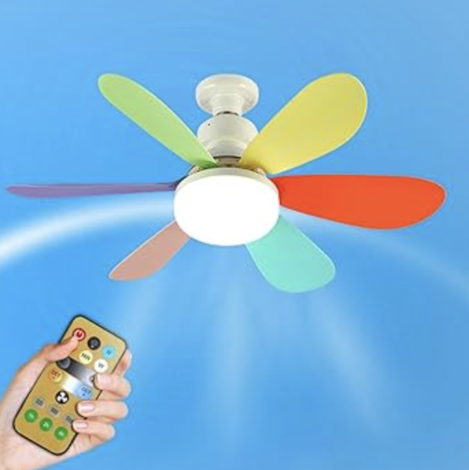 Fan Colour Blade W/Lighting Remote Control FS-HX-R520 
