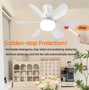 Fan Colour White W/Lighting Remote Control FS-HX-R420 