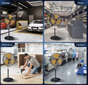 Industrial Stand Fan 36''