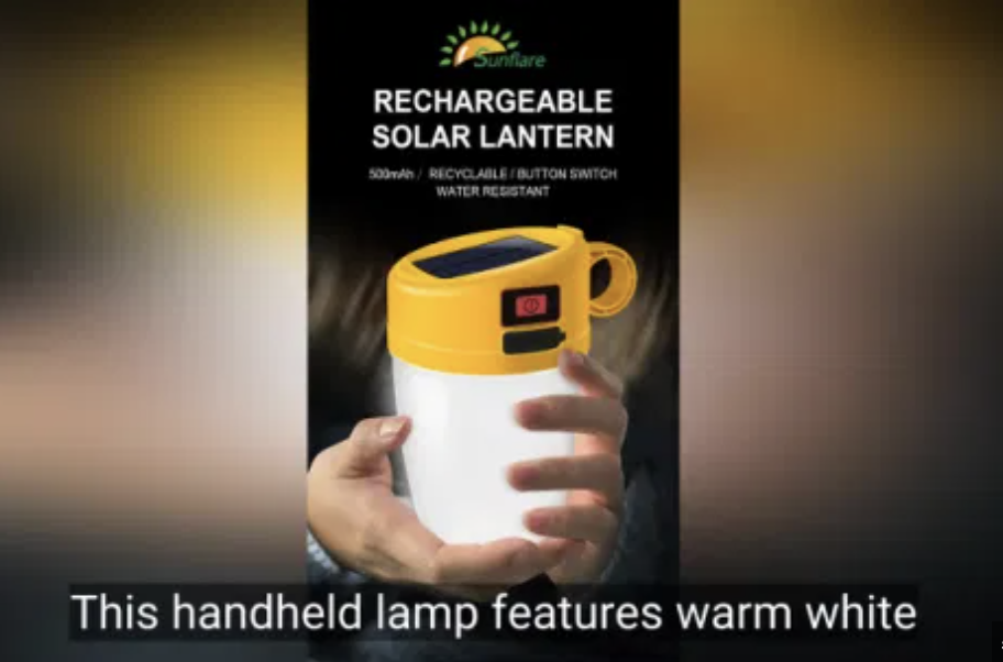 Solar Sunflare Rechargeable Lantern SF-1S