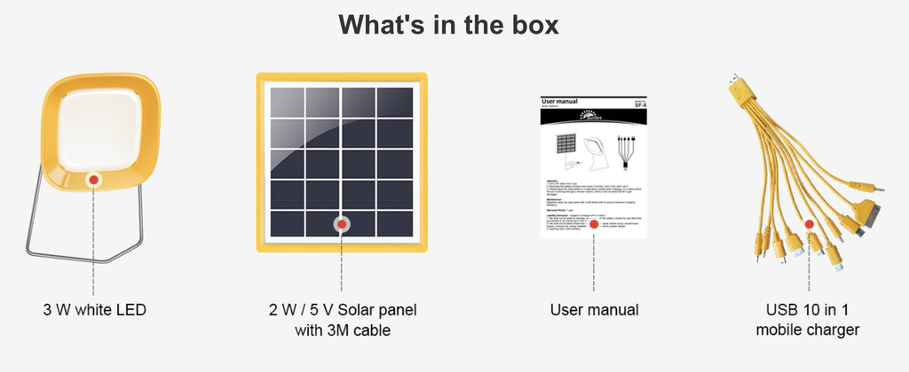 Solar Sunflare Lantern SF-8