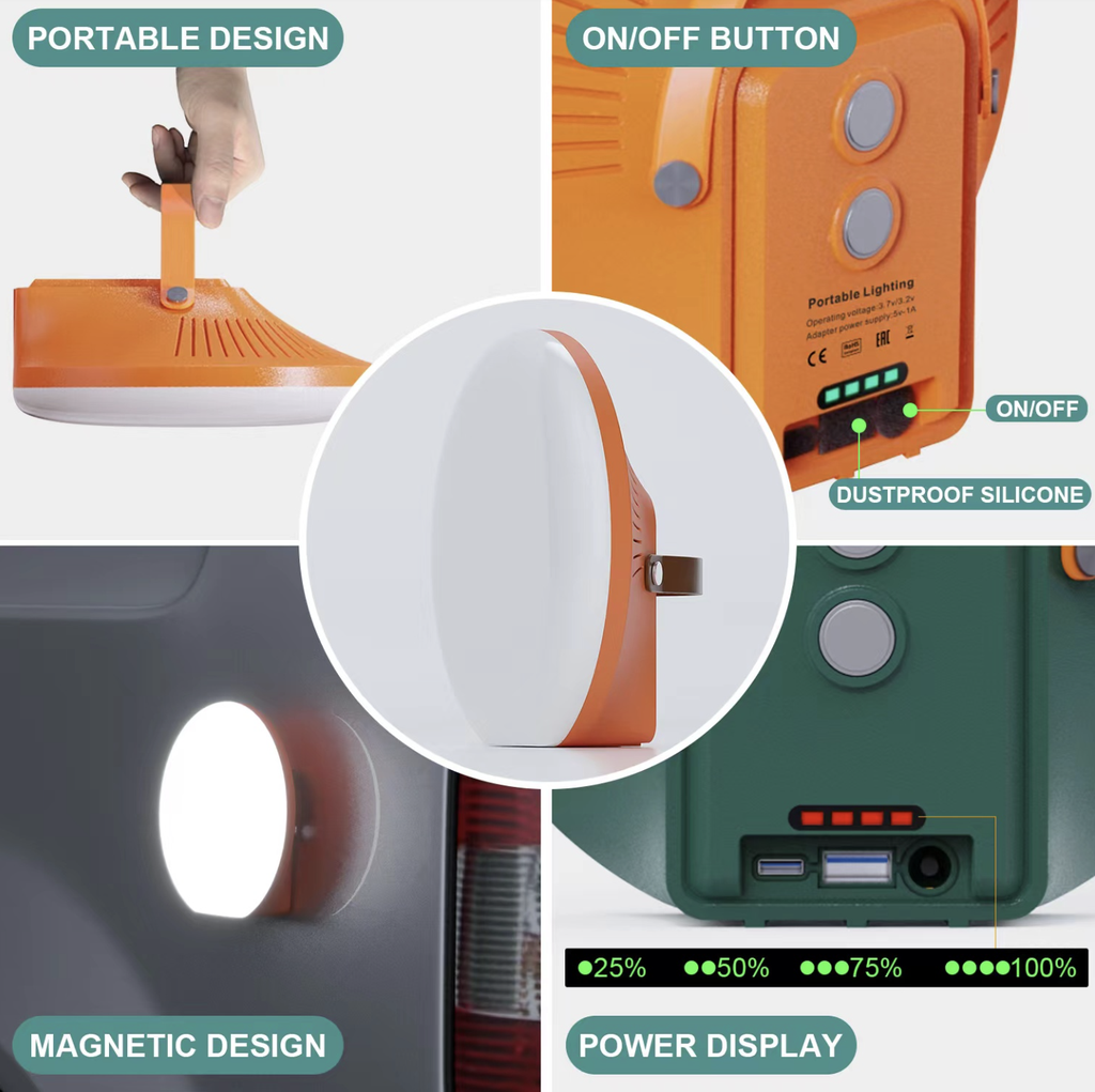 Solar Moon Light Lamp W/Panel 600LM SEM-S
