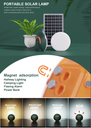 Solar Moon Light Lamp W/Panel 1800LM SEM-L