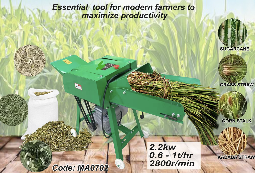 Chaff Cutter Electric 20-30cm 2.2kw 9ZT0.6A