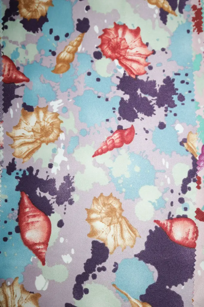 FB Printed Satin Velvet: Design #27619