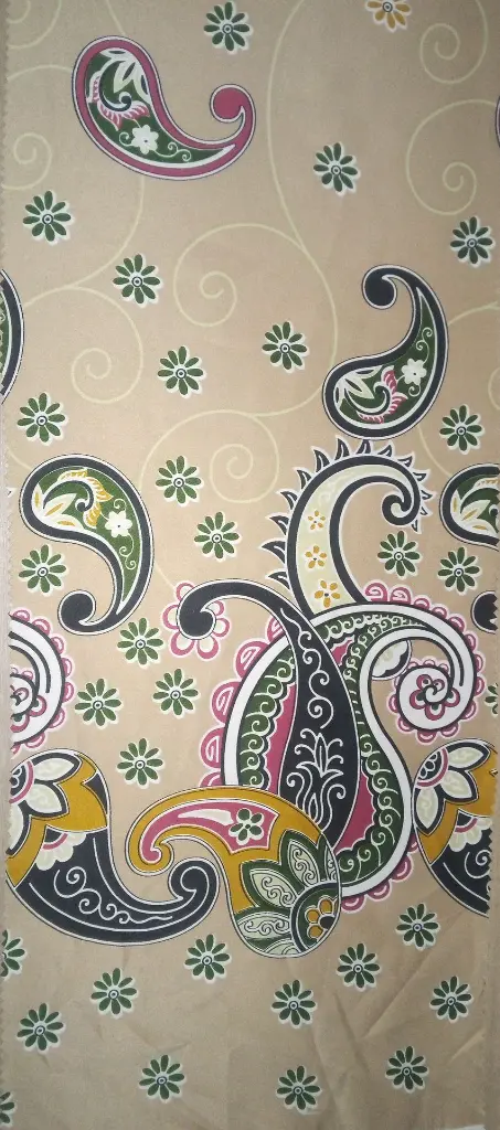 FB Printed Satin Velvet: Design #7217
