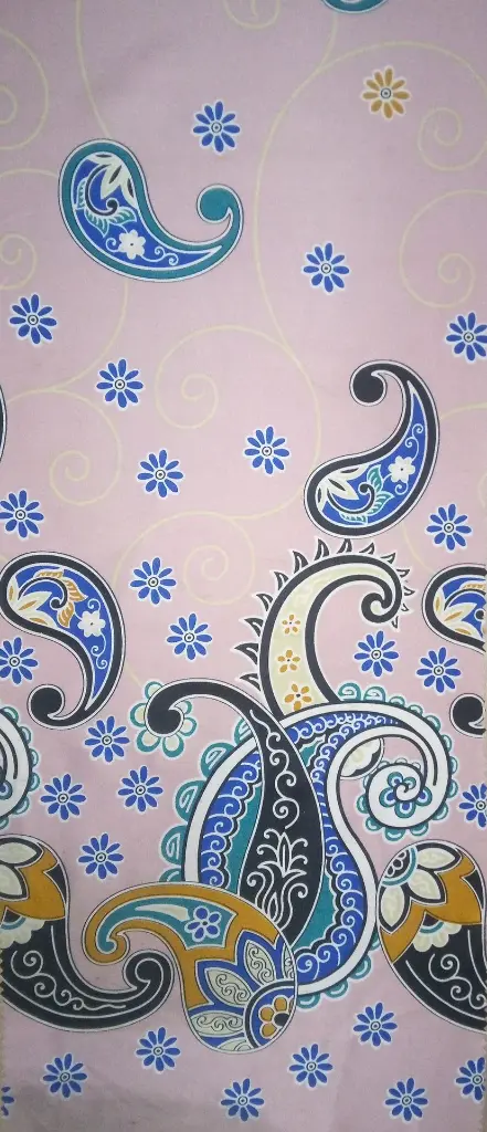 FB Printed Satin Velvet: Design #7217