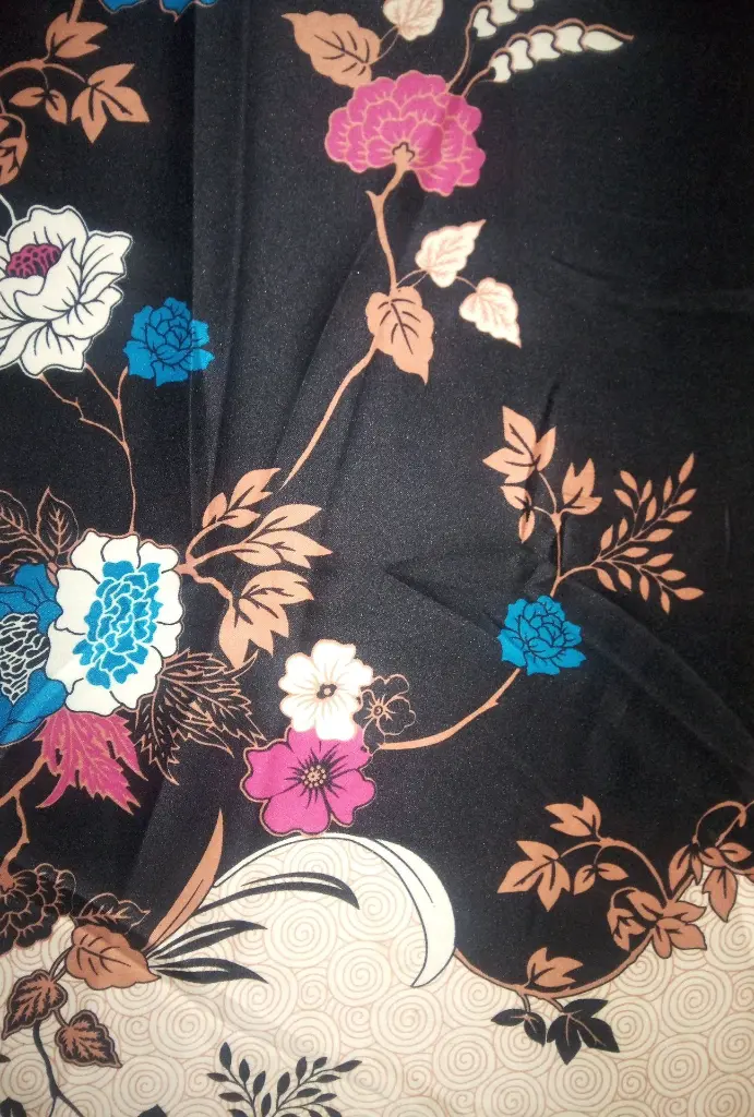 FB Printed Satin Velvet: Design #7320