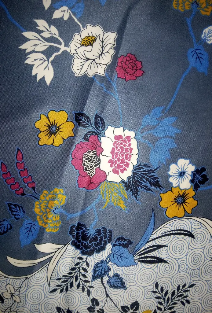 FB Printed Satin Velvet: Design #7320