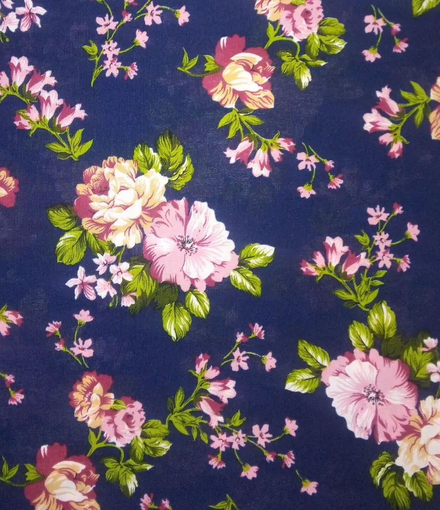FB Printed Satin Velvet: Design #193464