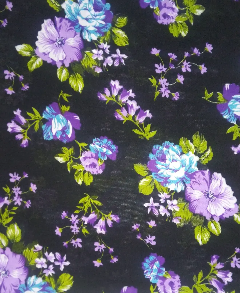 FB Printed Satin Velvet: Design #193464