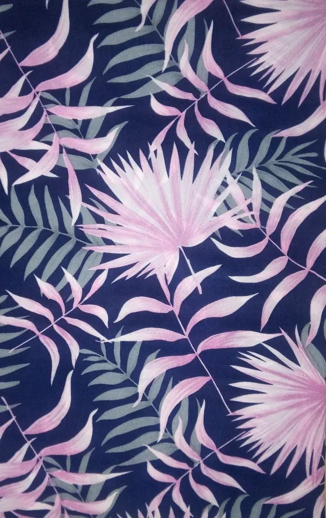 FB Printed Satin Velvet: Design #90804