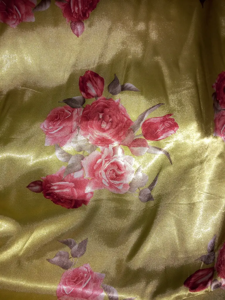 Fabric Printed Polyster Satin 58" D#0989