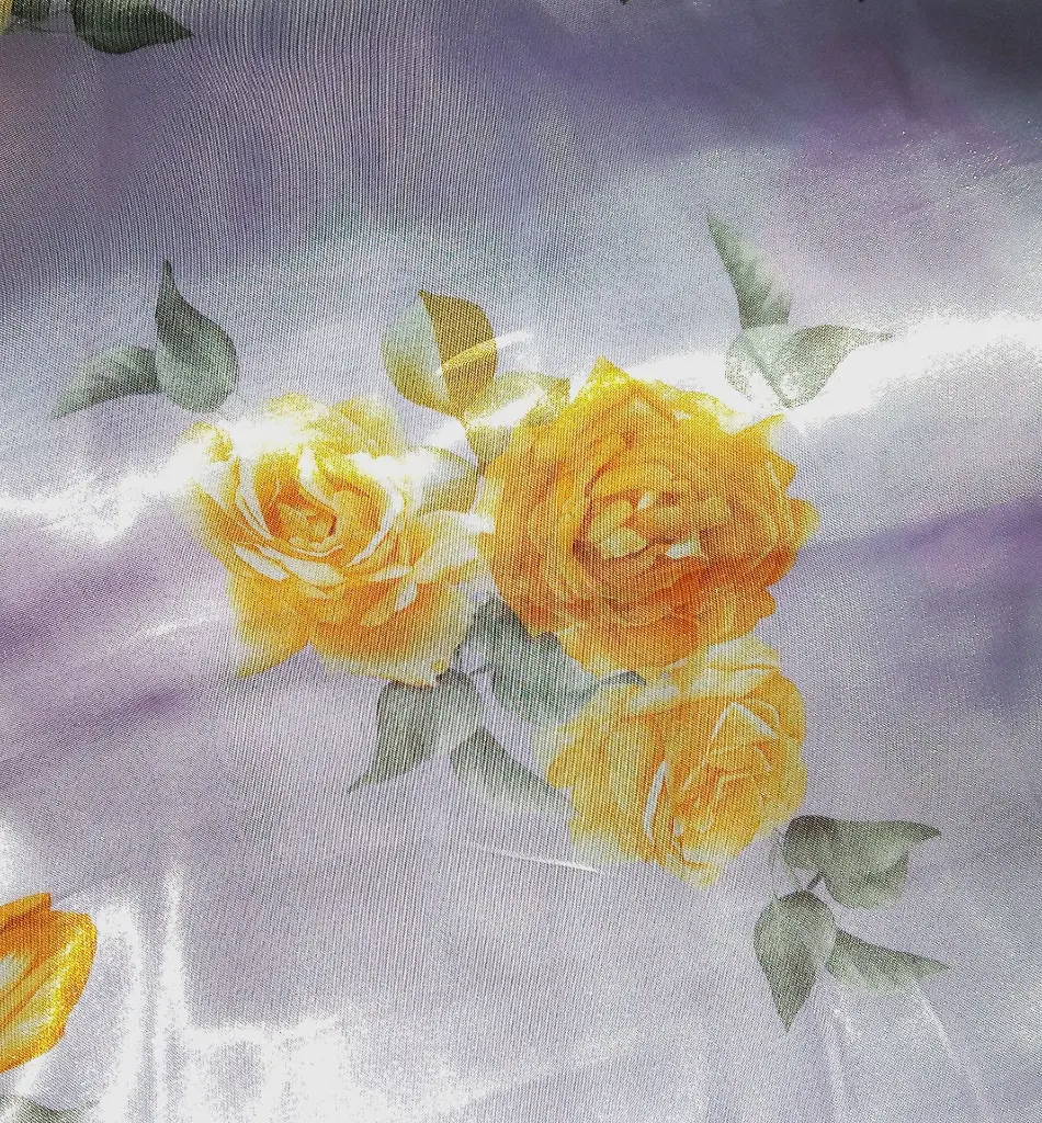 Fabric Printed Polyster Satin 58" D#0989