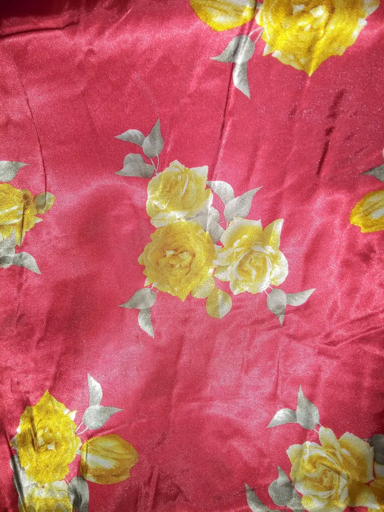 Fabric Printed Polyster Satin 58" D#0989
