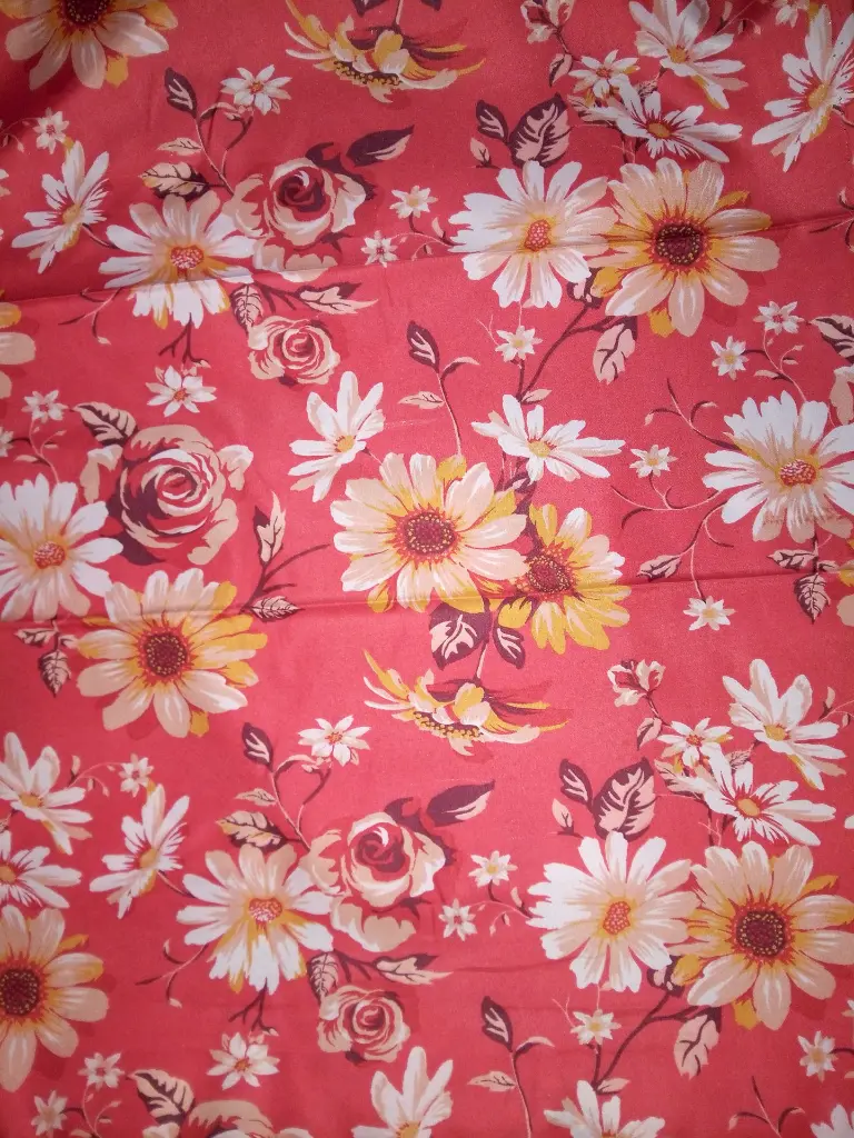 Fabric Printed Polyster Satin 58" D#04