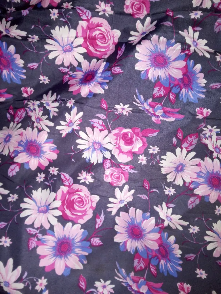 Fabric Printed Polyster Satin 58" D#04