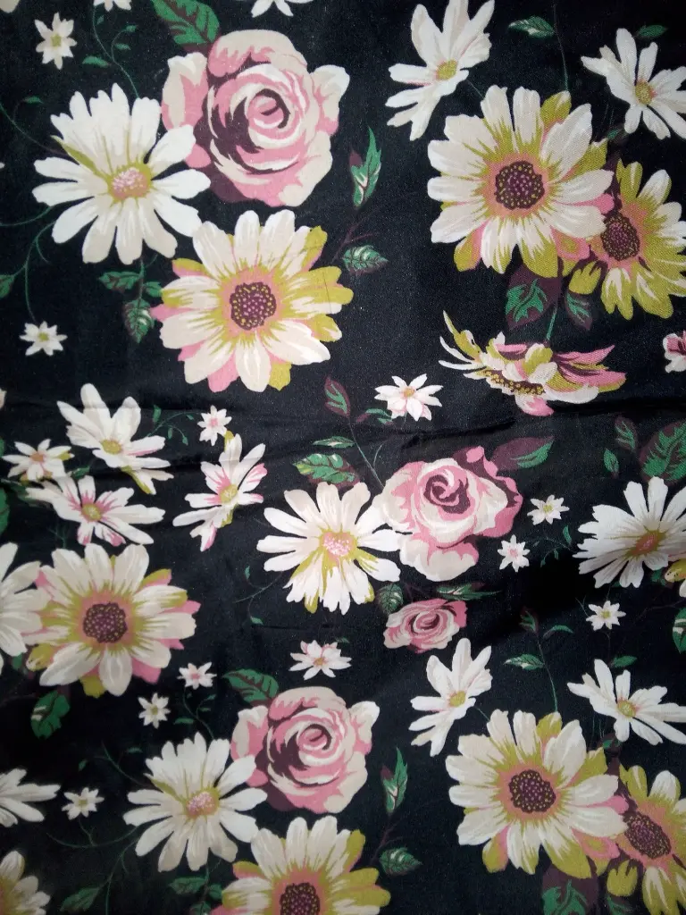 Fabric Printed Polyster Satin 58" D#04