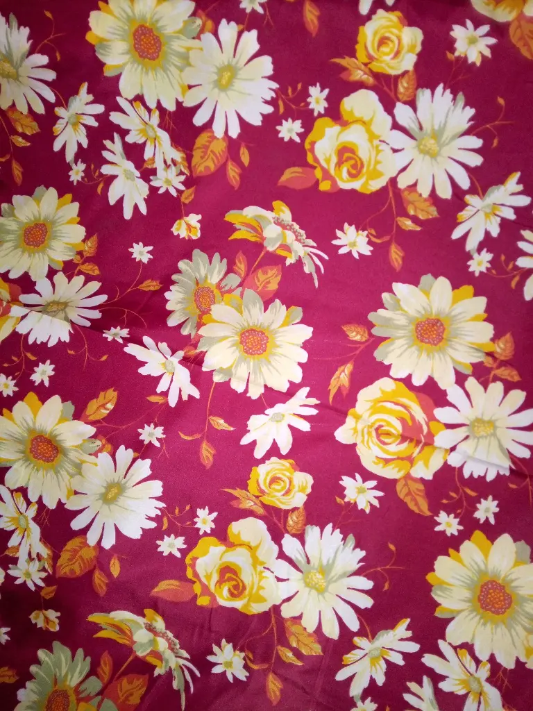 Fabric Printed Polyster Satin 58" D#04