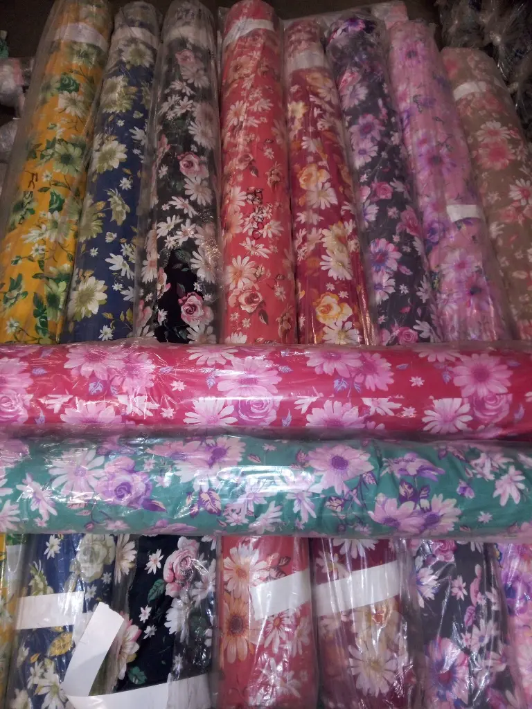 Fabric Printed Polyster Satin 58" D#04