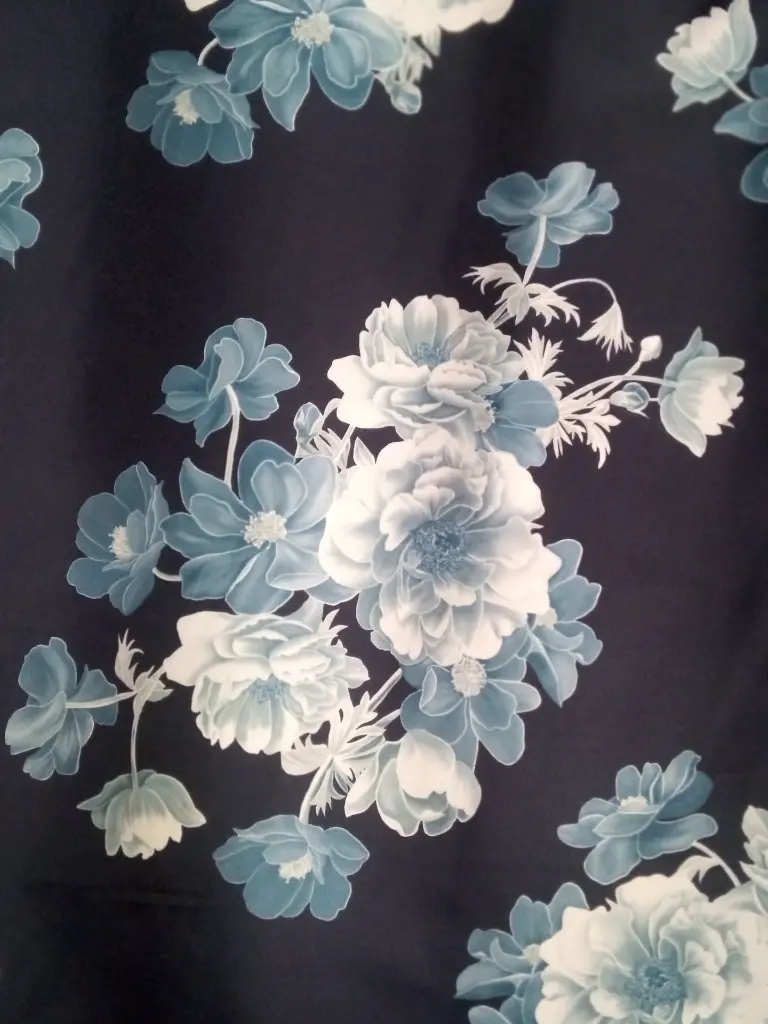 Fabric Printed Polyster Satin 58" D#8166