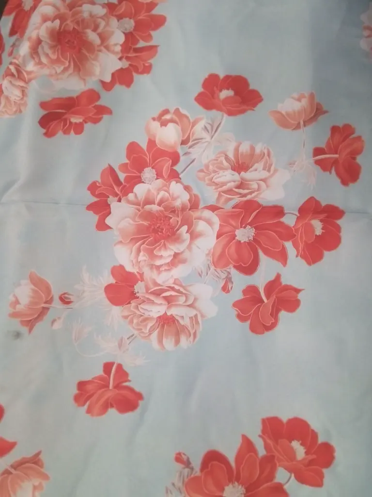 Fabric Printed Polyster Satin 58" D#8166