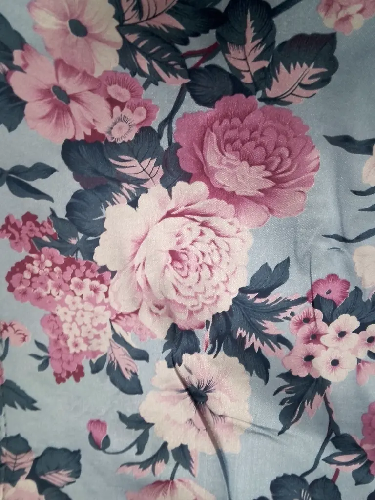 Fabric Printed Polyster Satin 58" D#0985