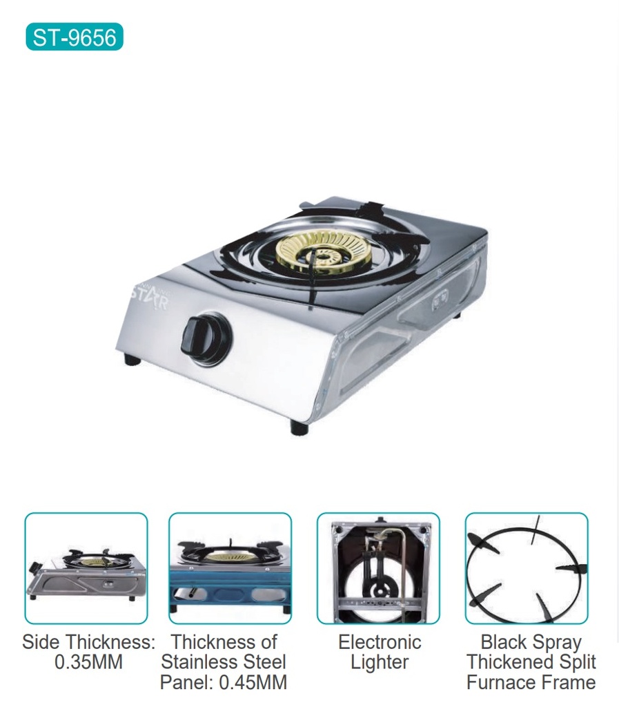 Stove Gas 1Burner Winning Star ST-9656