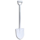 Spade Shovel/Head Wht Hantop 