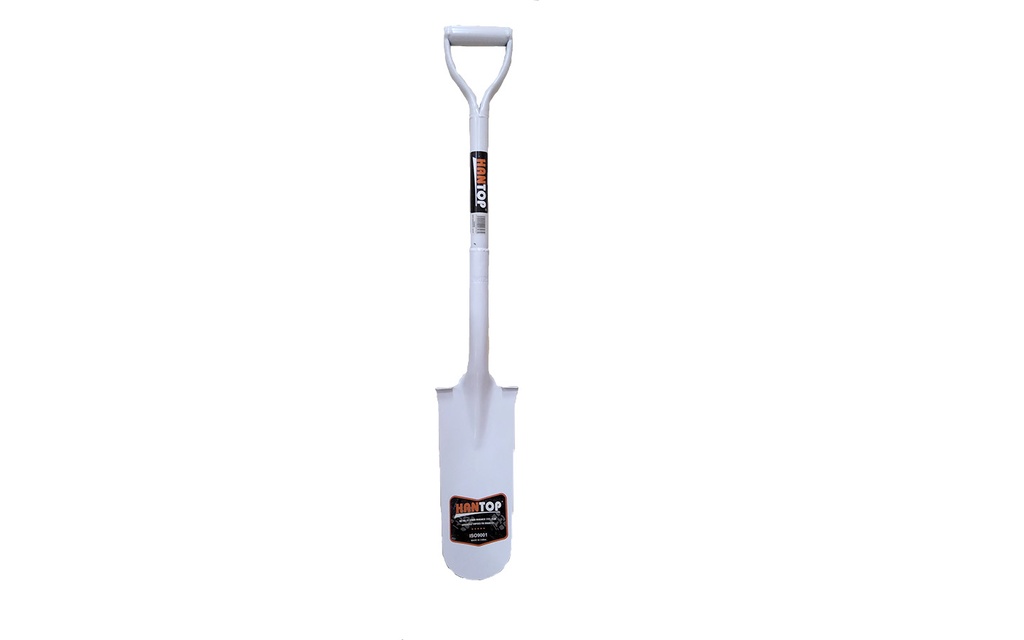 Spade Drain/Head Wht Hantop