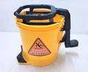 Mop Bucket W/Pedal 16L Yellow MC03001