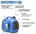 Genset Inverter Hyundai 0.9kw H1000Is