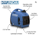 Genset Inverter Hyundai 0.9kw H1000Is
