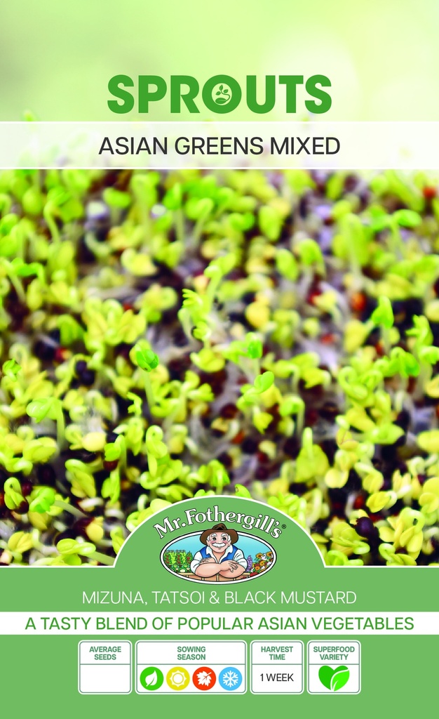 Seed Greens Asian Mix Sprts Alive 30g MFG3010