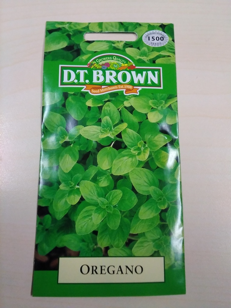Seed Oregano 0.182g MFG2719