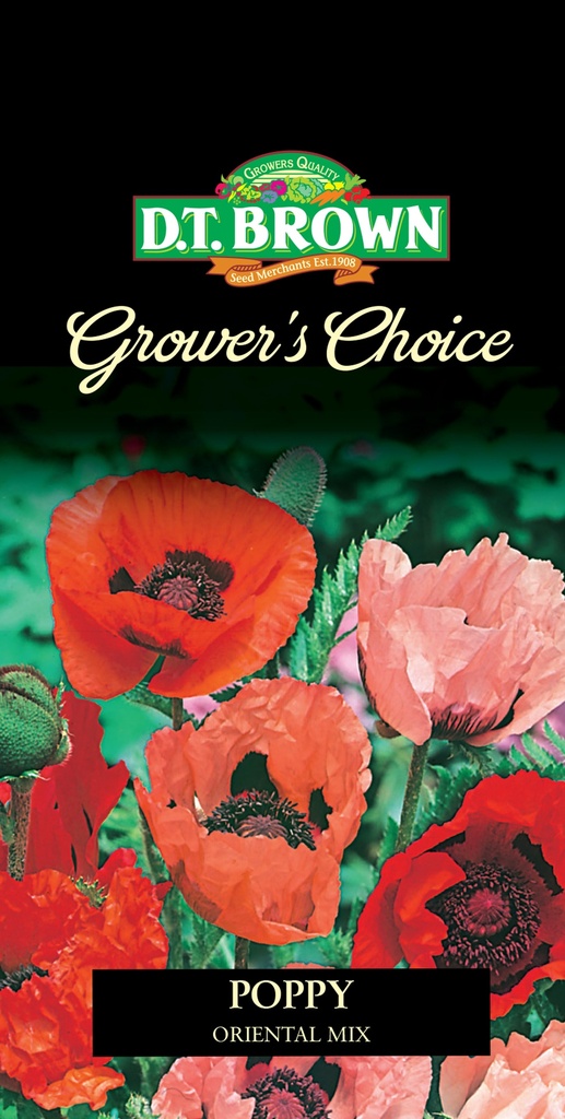 Seed Poppy Oriental Mix 0.153g MFG2348