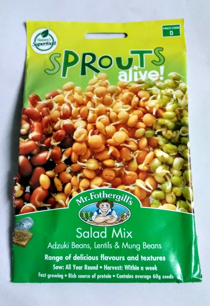 Seed Salad Mix S/Alive 60g MFG3019