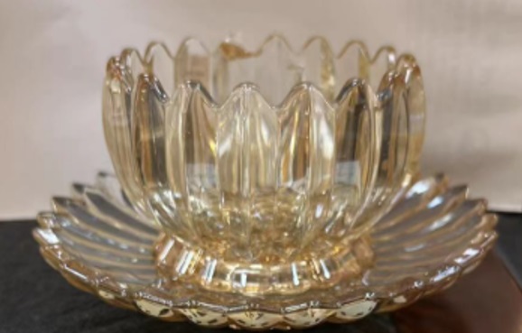 Glass Tea Cup W/Saucer OY-05