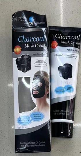 Face Mask Cream Charcoal 27114-8