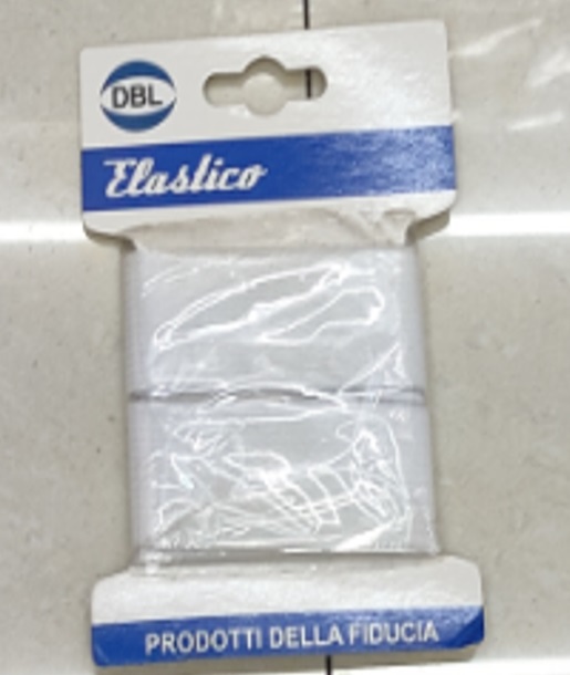 Sewing Elastic Wht 3cmx2m DBL 35416-7