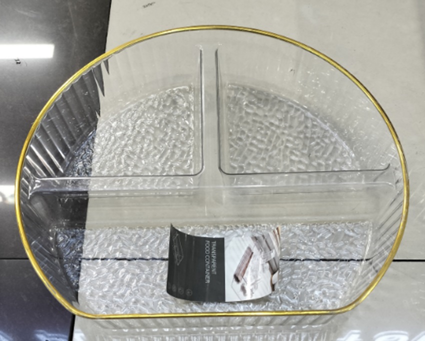 Bowl PET Round W/3 Compartment A133-1