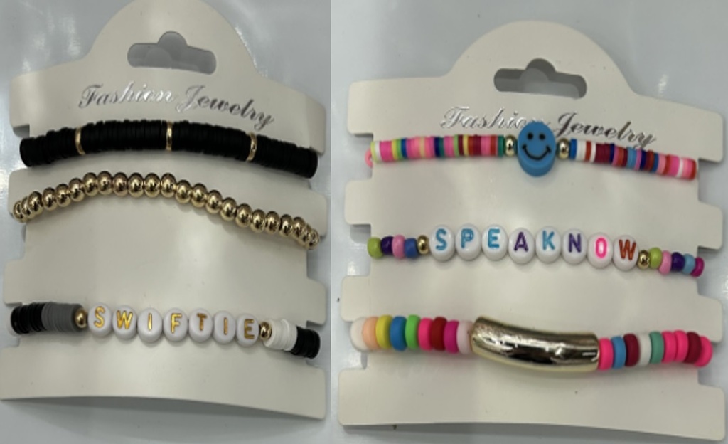 Jewellery Bracelet Bead 3pc/crd