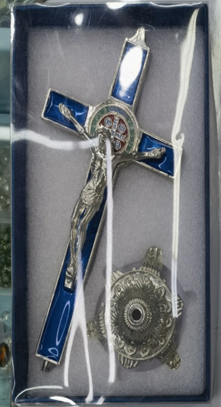 Christian Cross W/ Stand Alloy 4296-4