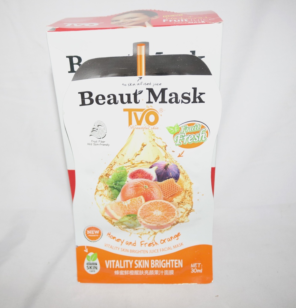 Face Mask Pk Beaut Mask Tvo Honey 20Pcs 26710-2